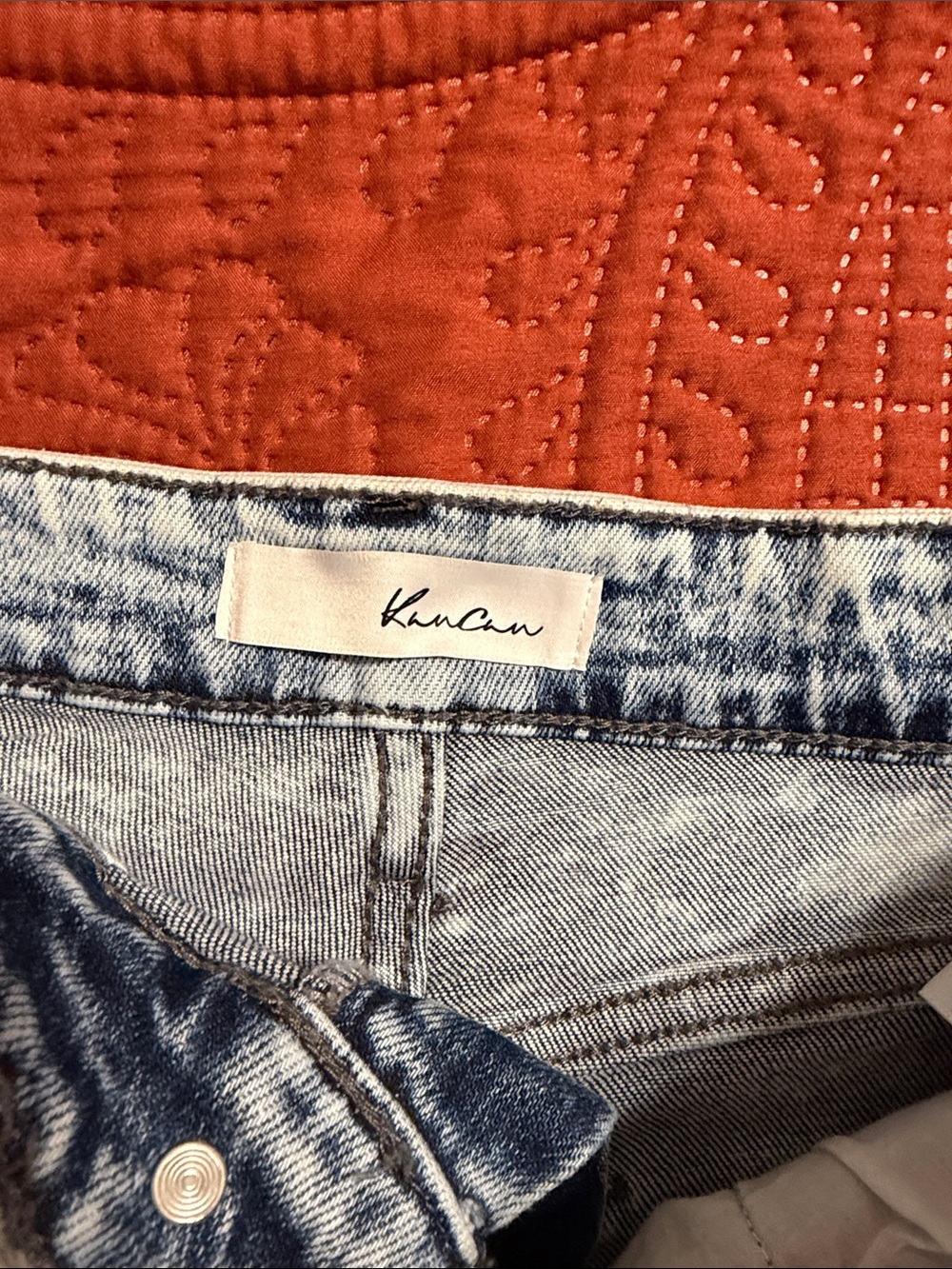 KanCan Distressed Light Blue Shorts